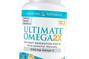 Ultimate Omega 2X 2150 Nordic Naturals 60гелкапс Лимон (67352020)