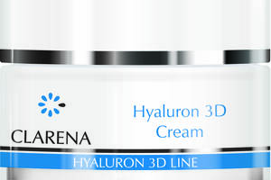 Ультраувлажняющий крем Clarena Hyaluron 3D Line Hyaluron 3D Cream для сухой и зрелой кожи лица с гиалуроновой кислото...