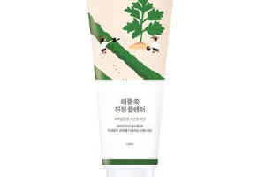 Успокаивающая очищающая пенка с морской полынью ROUND LAB MUGWORT Calming Cleanser 150 мл