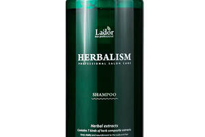 Успокаивающий травяной шампунь с аминокислотами Lador Herbalism Shampoo 400мл (8809181931835)