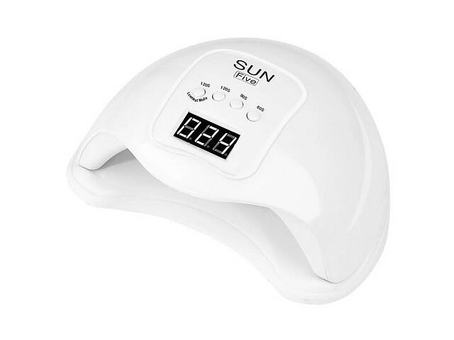 UV/LED лампа для гель лаков аккумуляторная Sun FIVE 7033 48W White