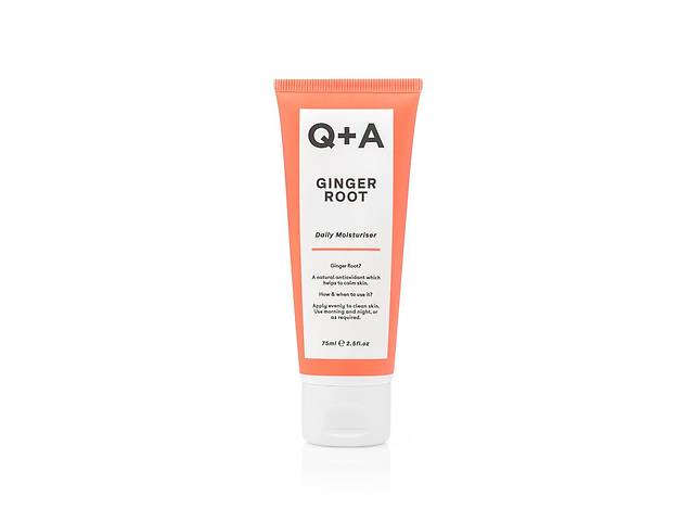 Увлажняющий крем для лица на основе корня имбиря Q+A Ginger Root Daily Moisturiser 75 мл