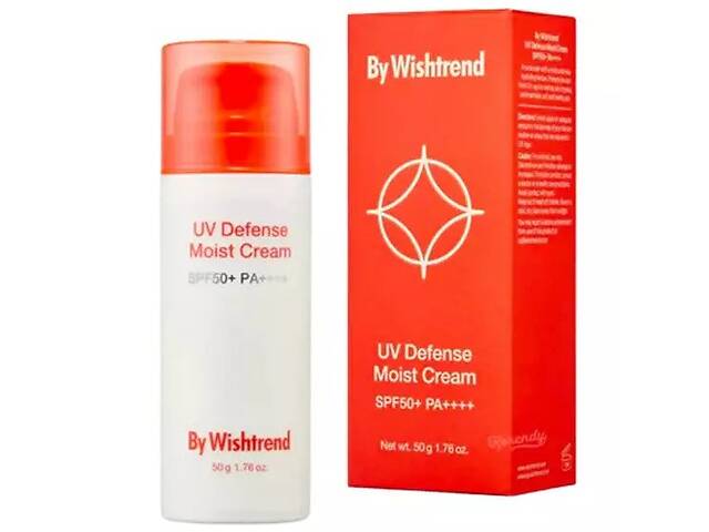 Увлажняющий солнцезащитный крем с пантенолом By Wishtrend UV Defense Moist Cream SPF 50+ PA++++ 50 мл