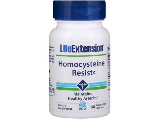 В комплекс Life Extension Homocysteine Resist 60 Veg Caps LEX-21216