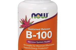 В комплекс NOW Foods Vitamin B-100 Sustained Release 100 Tabs