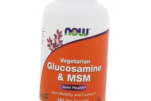 Vegetarian Glucosamine & MSM Now Foods 240вегкапс (03128007)