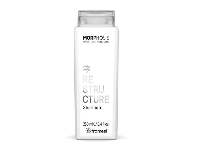 Восстанавливающий шампунь для поврежденных волос с рисом и пептидами Morphosis Restructure Shampoo Framesi 250 мл