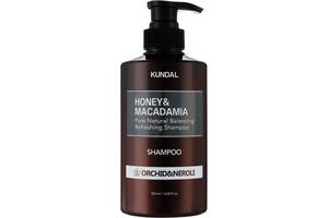 Восстанавливающий шампунь с медом и маслом макадамии Honey&Macadamia Nature Shampoo Orchid&Neroli Kundal 500 мл