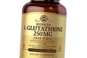 Восстановленный L-Глутатион Reduced L-Glutathione 250 Solgar 60вегкапс (70313013)