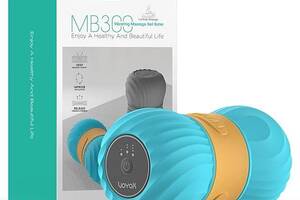 VOYOX Вибрируюча роликова масажна кулька подвійний масажний м'яч для лакросу з 4 рівнями