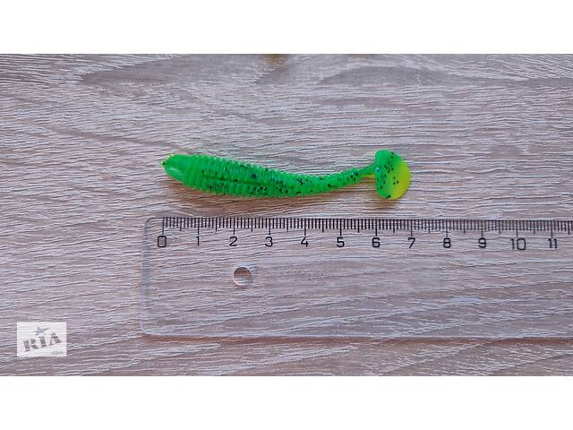 Віброхвіст 7 см. 3 гр.10 штук джиг силікон - Фото 4
