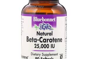 Витамин A Bluebonnet Nutrition Beta Carotene 25.000 UI 90 Softgels BLB0316