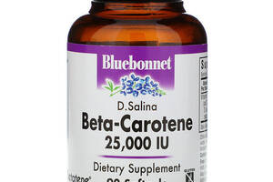 Витамин A Bluebonnet Nutrition Natural Beta-Carotene, 25,000 IU 90 Softgels