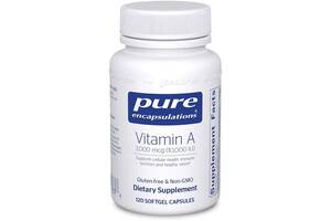 Витамин A Pure Encapsulations Vitamin A 3,000 mcg /10,000 IU 120 Caps PE-01333