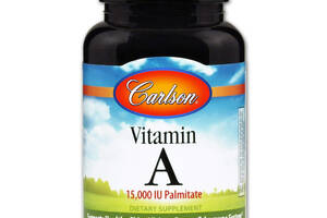 Витамин А Vitamin A Carlson Labs 15000 МЕ 240 гелевых капсул