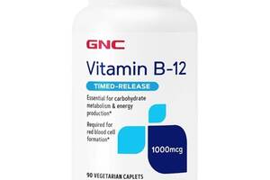 Витамин B для спорта GNC Vitamin B-12 1000 mcg 90 Veg Caplets