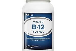 Витамин B для спорта GNC Vitamin B-12 1500 mcg 90 Caps