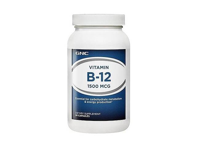 Витамин B для спорта GNC Vitamin B-12 1500 mcg 90 Caps