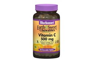 Витамин C Bluebonnet Nutrition Earth Sweet Chewables Vitamin C 500 mg 90 Chewable Tabs Orange