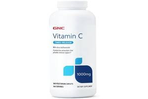 Витамин C для спорта GNC Vitamin C with Citrus Bioflavonoids, Timed-Release 1000 mg 360 Veg Caplets