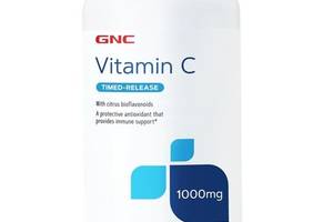 Витамин C для спорта GNC Vitamin C with Citrus Bioflavonoids, Timed-Release 1000 mg 360 Veg Caplets