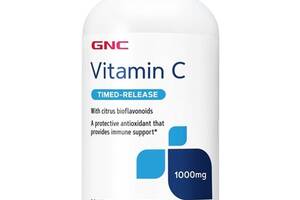 Витамин C для спорта GNC Vitamin C with Citrus Bioflavonoids, Timed-Release 1000 mg 90 Veg Caplets