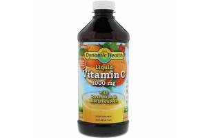 Витамин C Dynamic Health Laboratories Liquid Vitamin C 1000 mg 473 ml /31 servings/ Natural Citrus Flavor