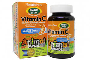 Витамин C Nature's Plus Animal Parade, Vitamin C sugar free 90 Chewable Tabs Orange