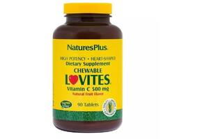 Витамин C Nature's Plus Lovites Chewable Vitamin C 500 mg 90 Tabs