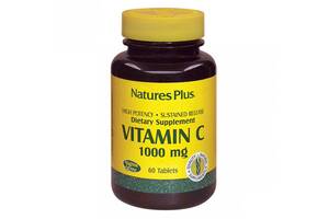 Витамин C Nature's Plus Vitamin C 1000 mg 60 Tabs