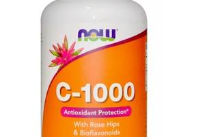 Витамин C NOW Foods Vitamin C-1000 Rose Hips And Bioflavonoids 250 Tabs NF0687