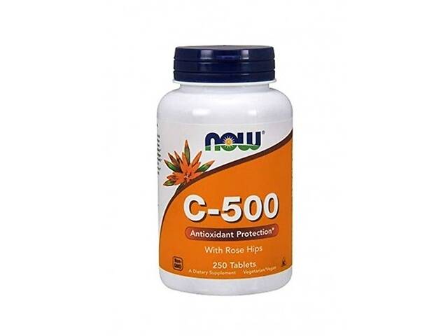 Витамин C NOW Foods Vitamin C-500 Rose Hips 250 Tabs