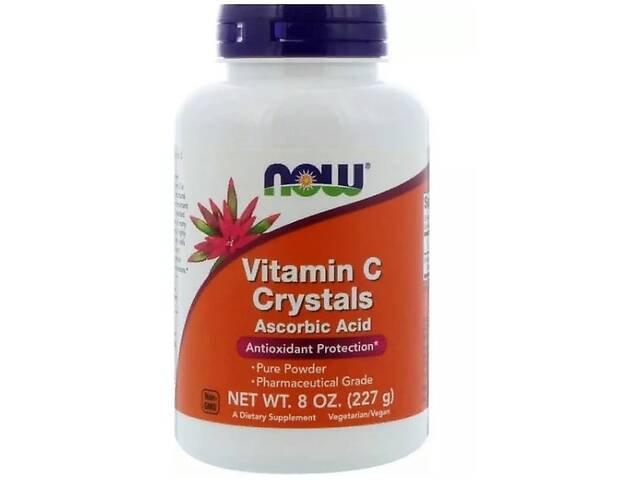 Витамин C NOW Foods Vitamin C Crystals, 8 oz 227 g /101 servings/ NF0790