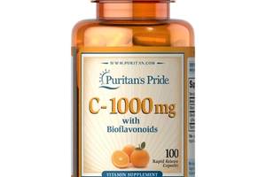 Витамин C Puritan's Pride Vitamin C-1000 mg with Bioflavonoids 100 Caps