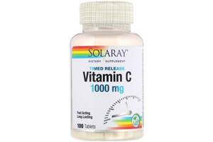 Витамин C Solaray Vitamin C 1000 mg 100 Tabs SOR04453