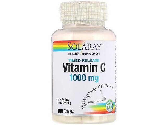 Витамин C Solaray Vitamin C 1000 mg 100 Tabs SOR04453