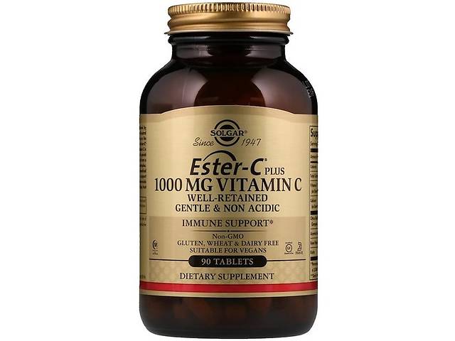 Витамин C Solgar Ester-C Plus Vitamin C 1000 mg 90 Veg Tabs SOL-59196