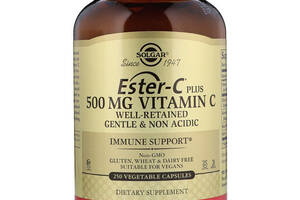 Витамин C Solgar Ester-C Plus Vitamin C 500 mg 250 Veg Caps