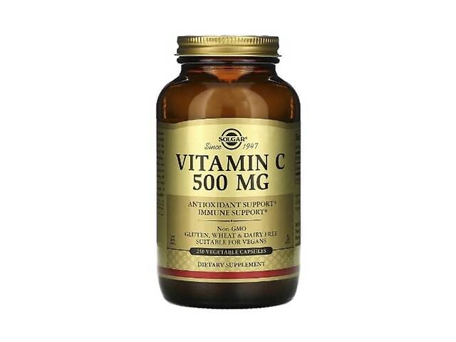 Витамин C Solgar Vitamin C 500 mg 250 Veg Caps
