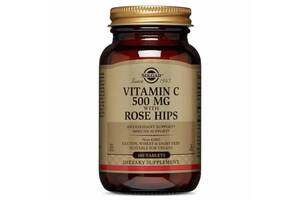 Витамин C Solgar Vitamin C with Rose Hips 500 mg 100 Tabs