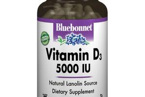 Витамин D Bluebonnet Nutrition Vitamin D3 5000 IU 120 Veg Caps BLB0369