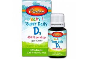 Витамин D Carlson Labs Kid's Super Daily D3 400 IU 10,3 ml