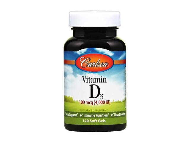 Витамин D Carlson Labs Vitamin D 4000 IU 120 Soft Gels