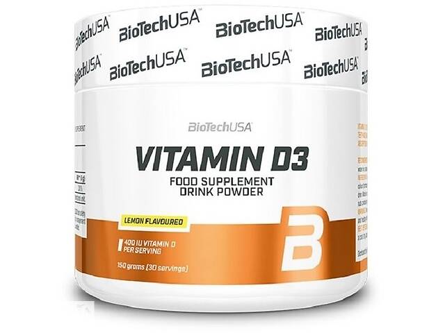 Витамин D для спорта BioTechUSA Vitamin D3 150 g /30 servings/ Lemon