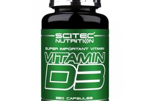 Витамин D для спорта Scitec Nutrition Vitamin D3 250 Caps