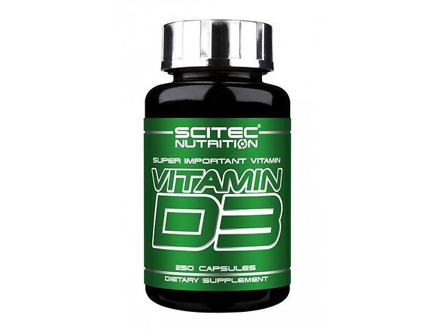 Витамин D для спорта Scitec Nutrition Vitamin D3 250 Caps