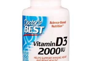 Витамин D Doctor's Best Vitamin D3 2000 IU 180 Softgels DRB-00210
