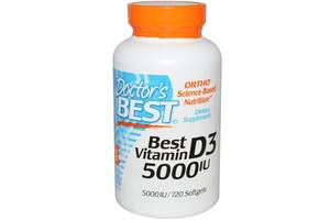 Витамин D Doctor's Best Vitamin D3 5000 IU 720 Softgels