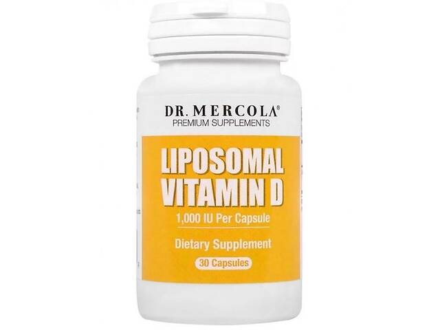 Витамин D Dr. Mercola Liposomal Vitamin D, 1.000 IU 30 Caps MCL-01732
