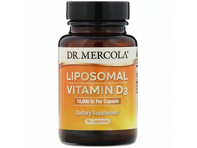 Витамин D Dr. Mercola Liposomal Vitamin D3 10.000 IU 90 Caps